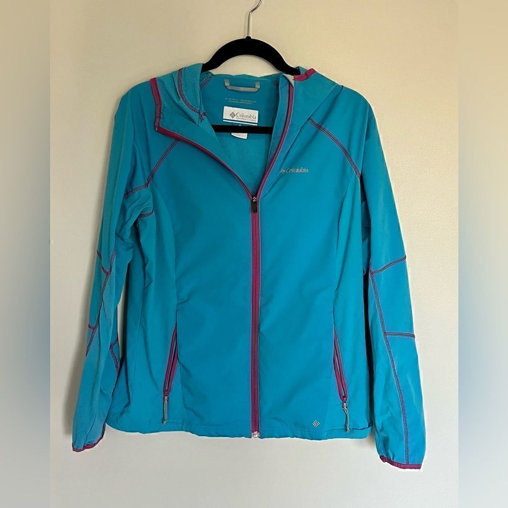*2/$30* Columbia Omni-Shield windbreaker light jacket size large